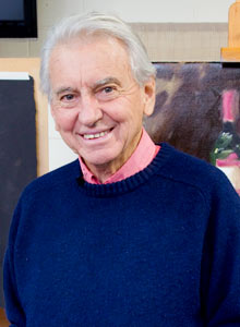 Photo of Bill Caldwell, artist and Peninsula Arts tutor