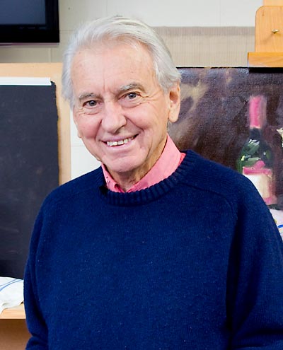 Photo of Bill Caldwell, artist and Peninsula Arts tutor