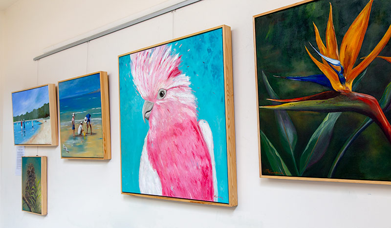 Veronica Cunningham - Foyer Exhibition of framed oil paintings