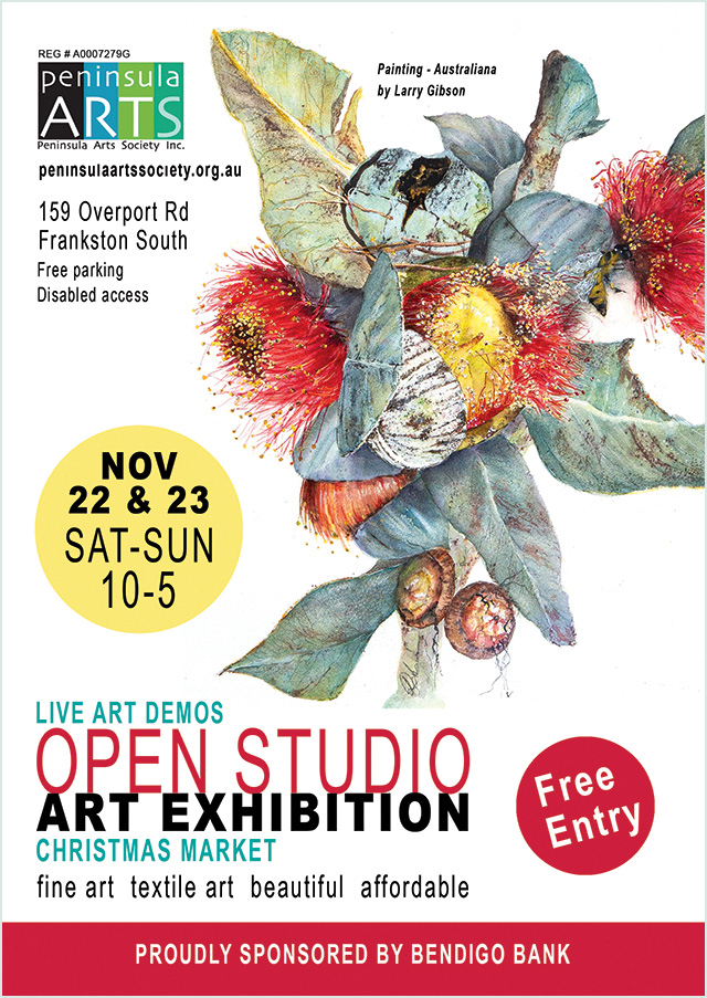 Peninsula Arts Society - 2025 Open Studio & Exhibition Flyer