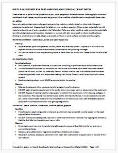 Thumbnail - Guidelines for Safe Handling and Disposal Of Art Media-1 Feb 2026